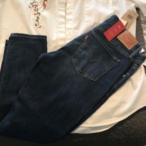NWT Levi's 711 Ankle Skinny Jeans